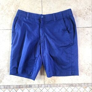 Under Armour Blue Flat Front Shorts